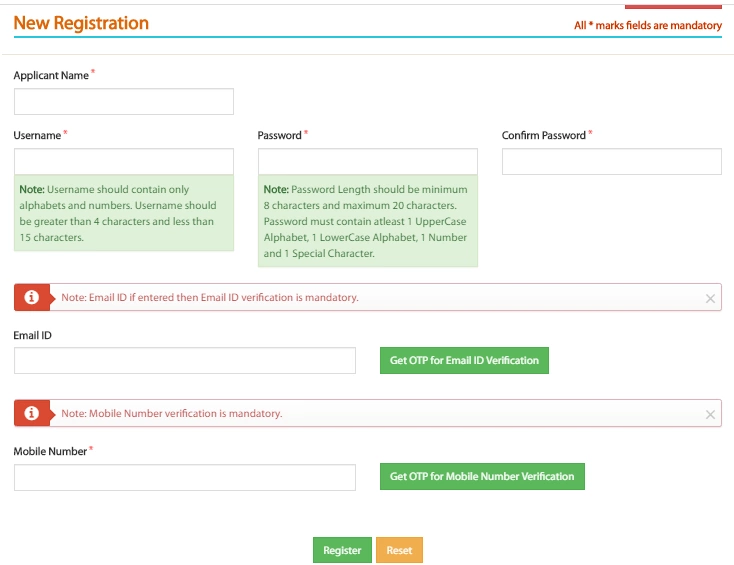 MahaDBT Registration